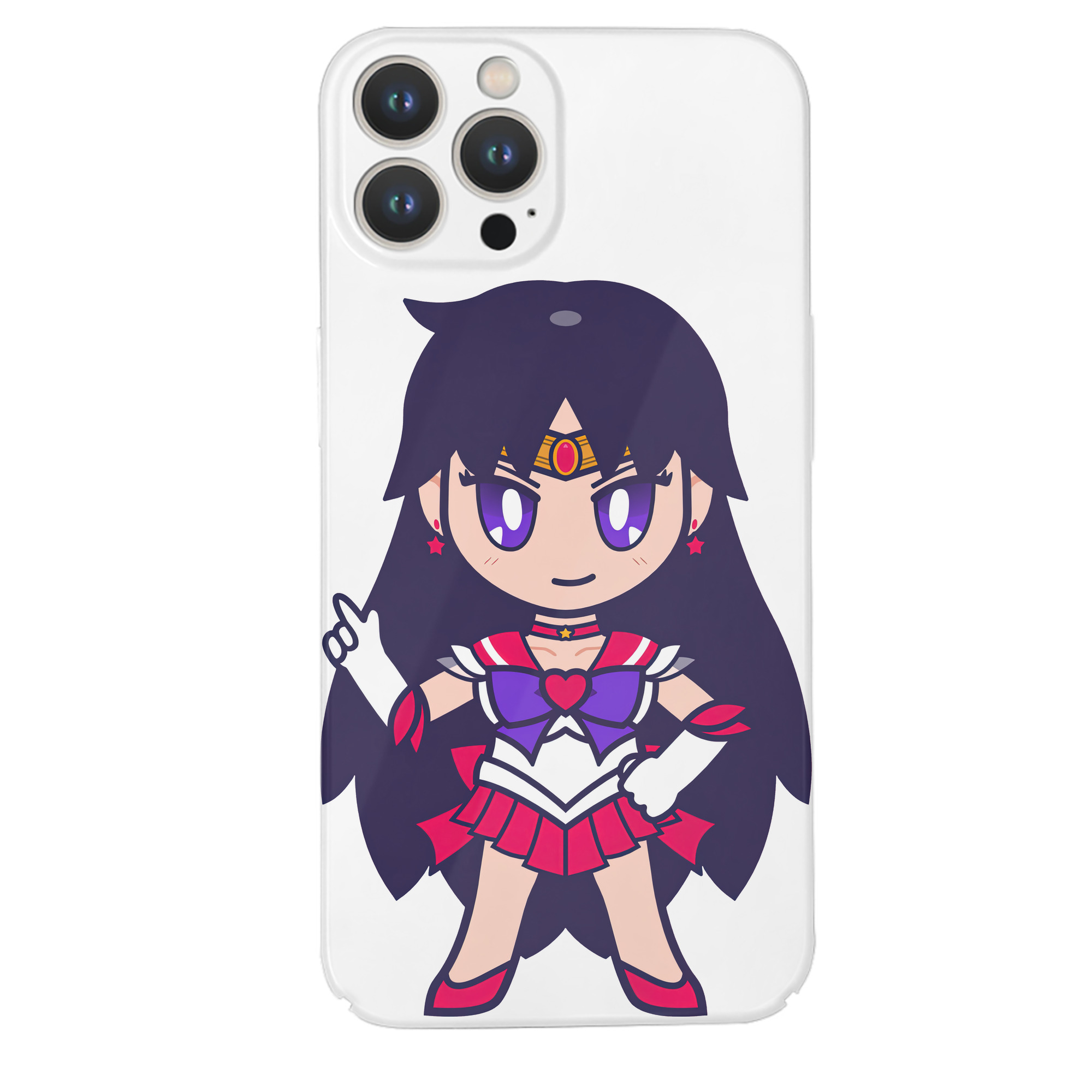 （画像用） 美少女戦士セーラームーン 火野レイ ひの レイ Sailor Moon Hino Rei （セーラーマーズ,Sailor Mars） 【iPhone 14シリーズ対応】ハードケース